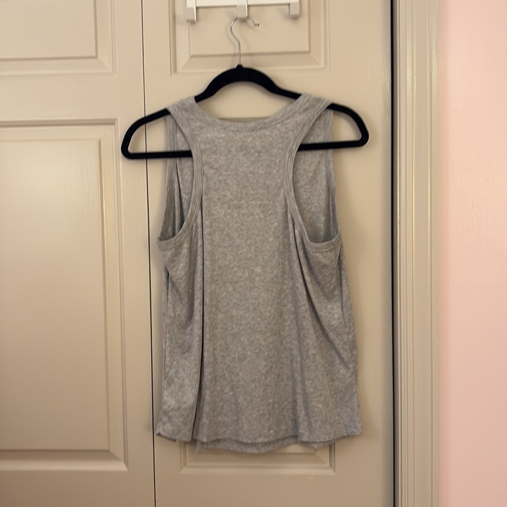 Gray Danskin Ribbed Tank - Picture 2 of 5
